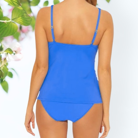 BLEU Rod Beattie Tankini with Gold accents size 6 - Picture 6 of 6